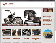 Tablet Screenshot of jtleather.com